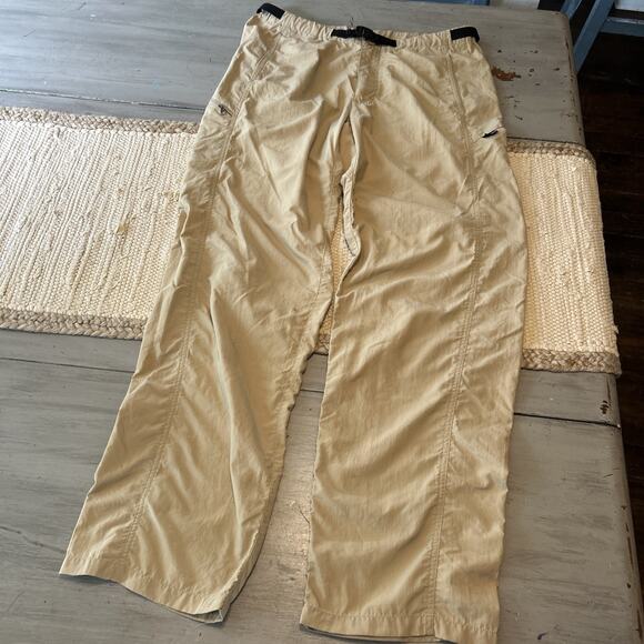 Patagonia Gi II Tan Pants Hiking Lightweight Gorpcore Belted Mens Sz M *Flaw* - Picture 1 of 12